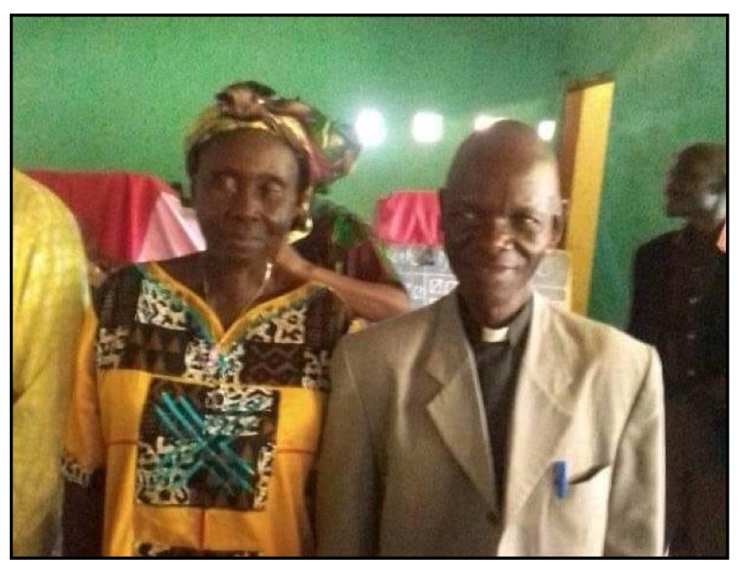 President Rev Joesph Ngoe and VP Rev Rachel Doumbaye